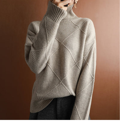 Maisie | Cashmere turtleneck sweater