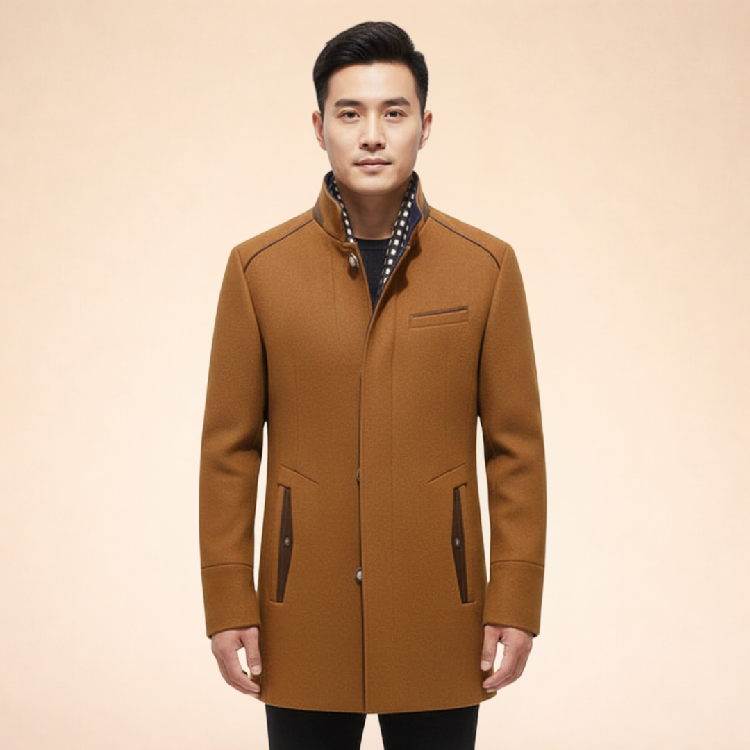 Jaxon | Winter Coat – Warm Wool, Elegant & Versatile Design 0