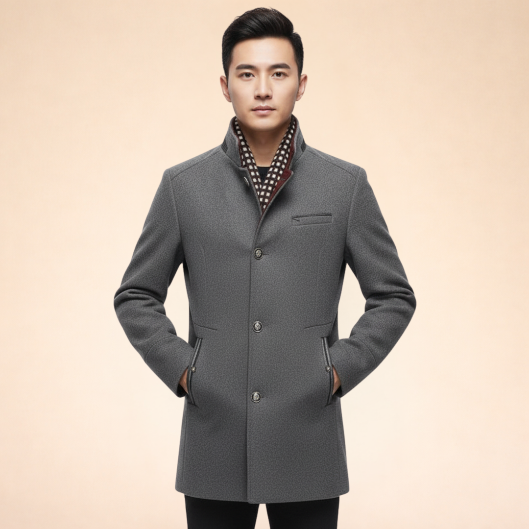 Jaxon | Winter Coat – Warm Wool, Elegant & Versatile Design 2