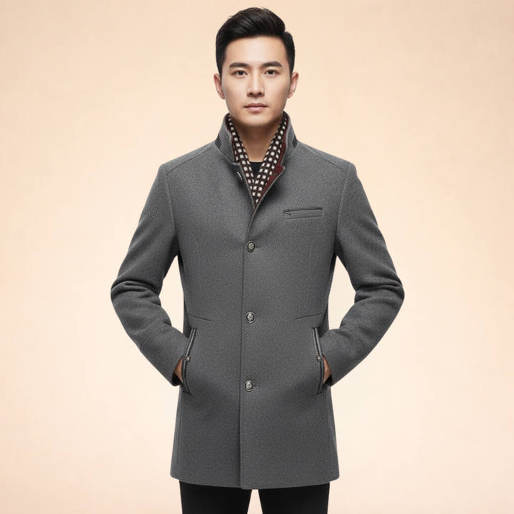 Jaxon | Winter Coat – Warm Wool, Elegant & Versatile Design 2