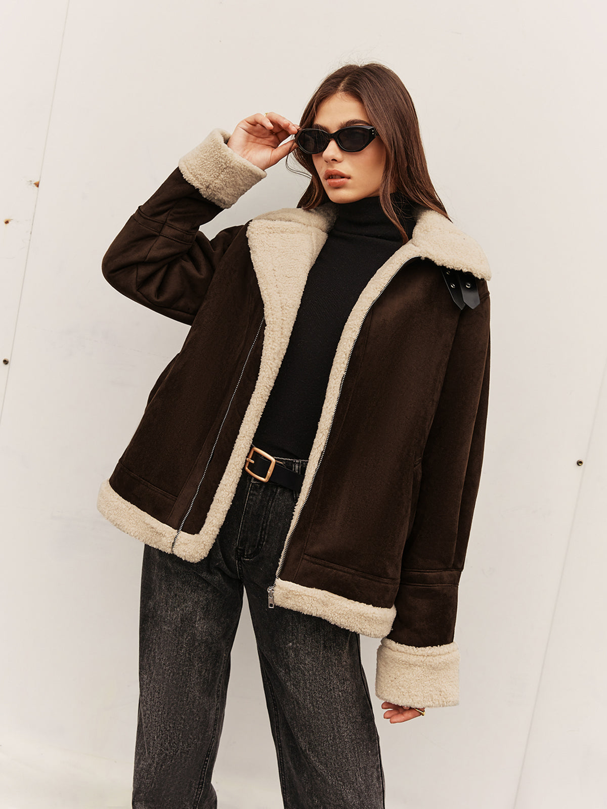 Jennifer | Elegant vintage style fleece jacket