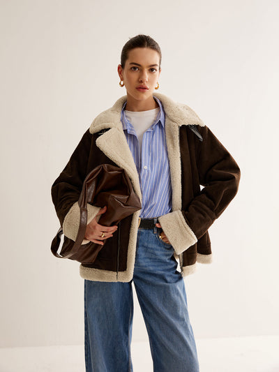 Jennifer | Elegant vintage style fleece jacket