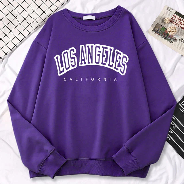 Jennifer | Oversized fleece sweatshirt with crew neck
