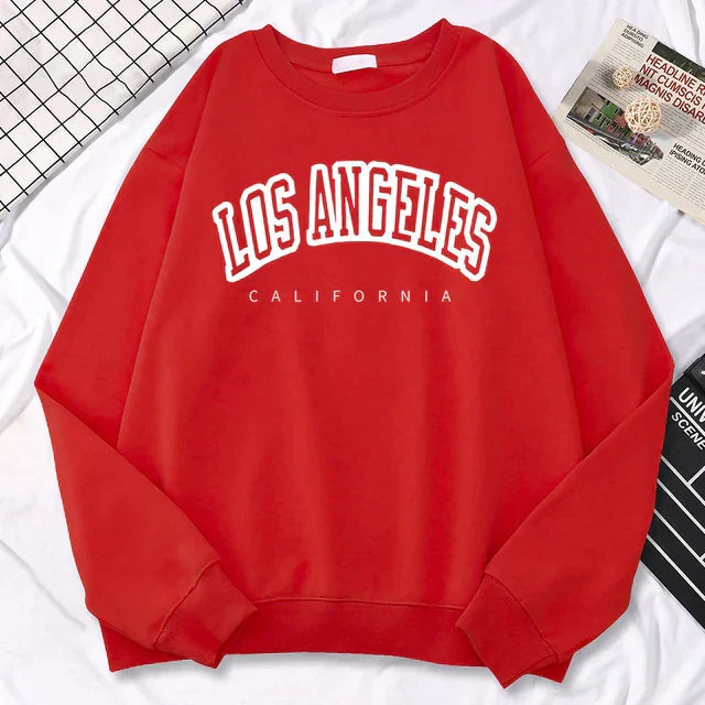 Jennifer | Oversized fleece sweatshirt with crew neck