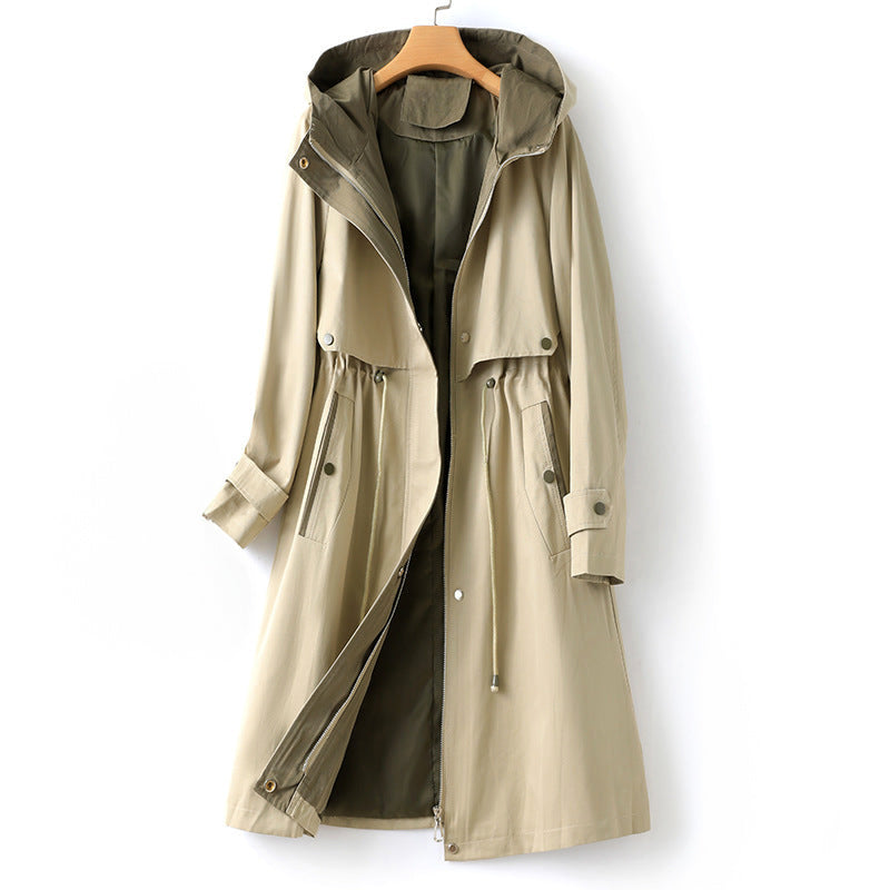 Jessika | Waterproof hooded trench coat