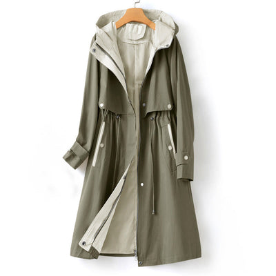Jessika | Waterproof hooded trench coat