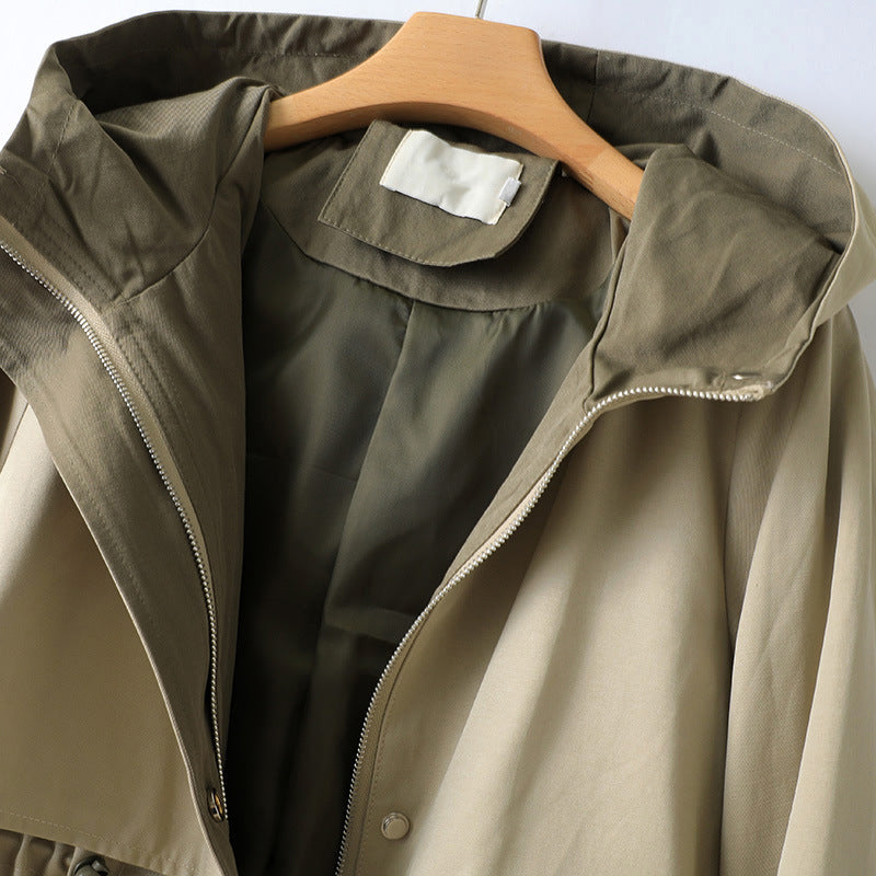 Jessika | Waterproof hooded trench coat