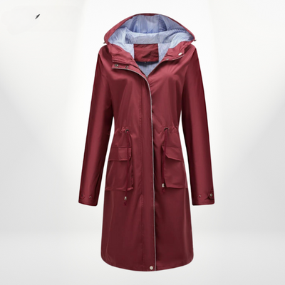 Julia | Waterproof hooded trench coat