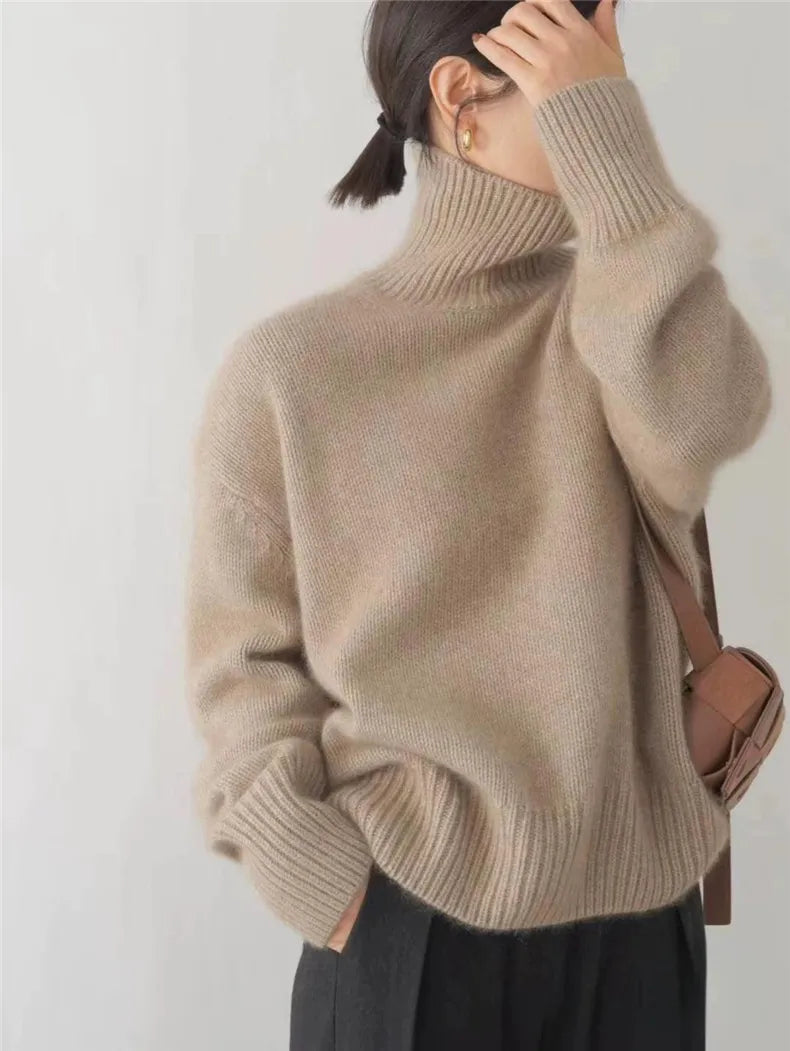 Freya | Cashmere turtleneck sweater