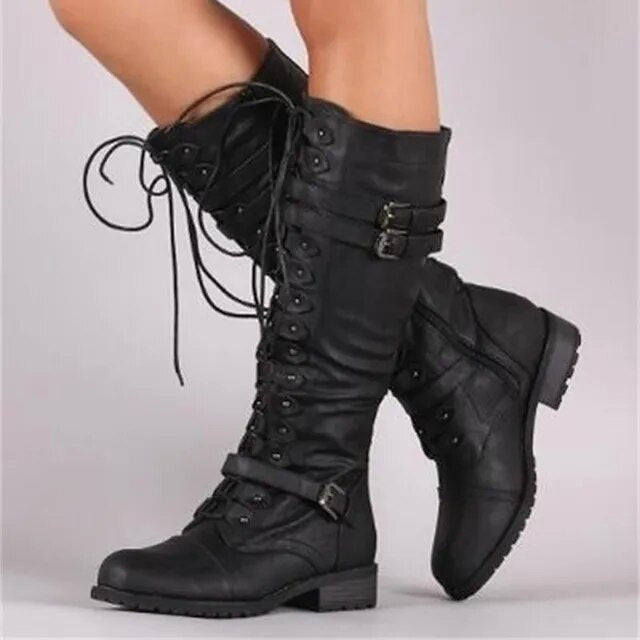 Manuela | Stylish lace up boots