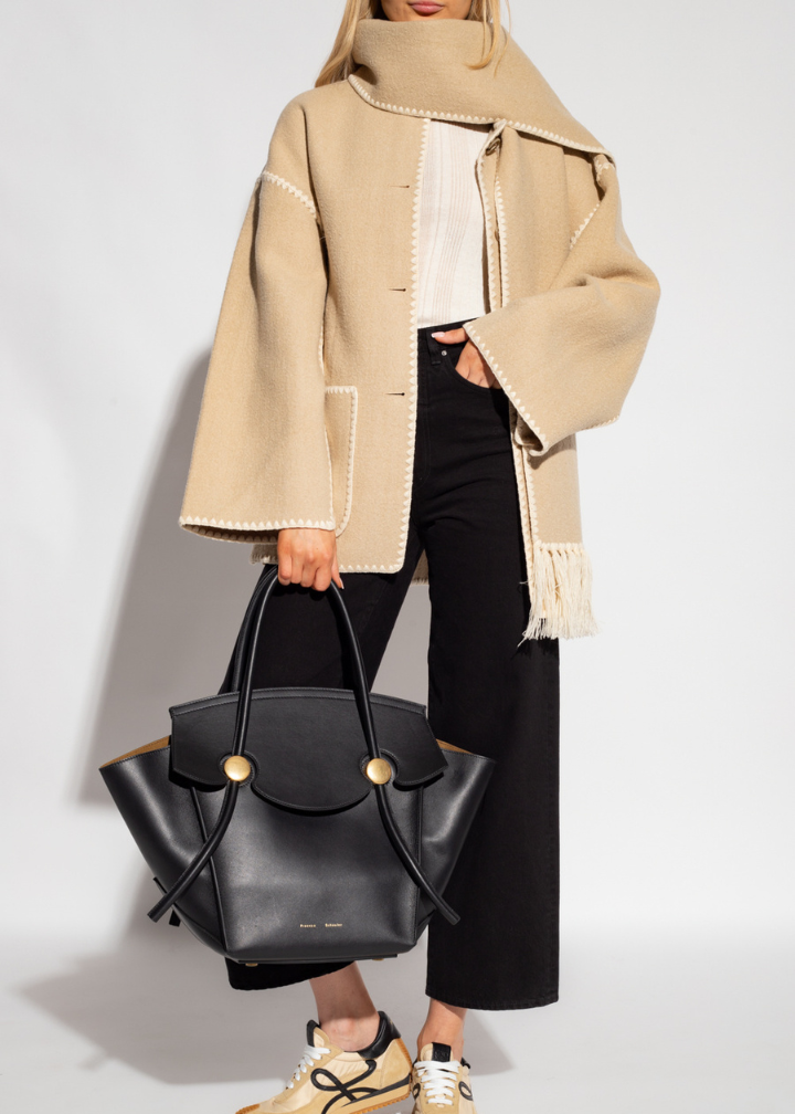 Marina | Elegant and comfortable coat with scarf