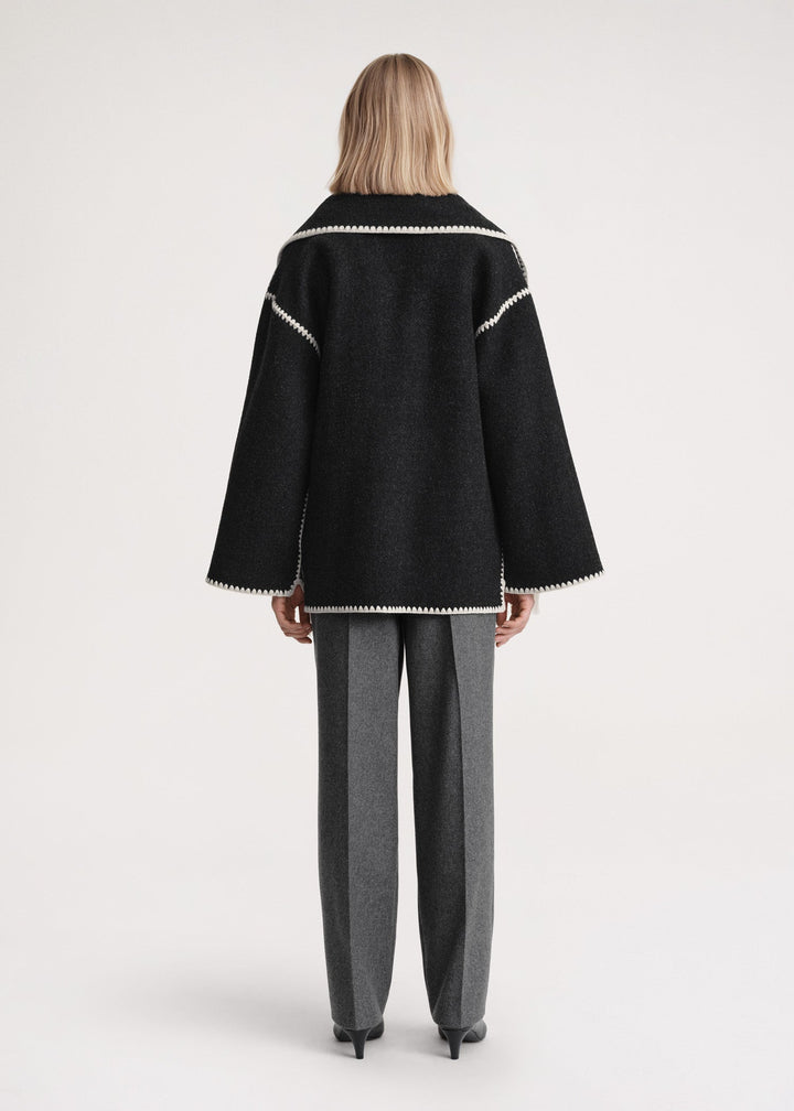 Marina | Elegant and comfortable coat with scarf