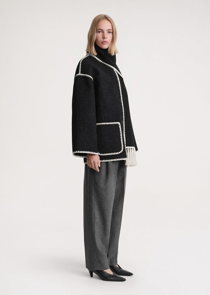 Marina | Elegant and comfortable coat with scarf