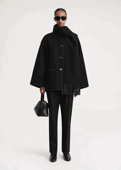 Marina | Elegant and comfortable coat with scarf