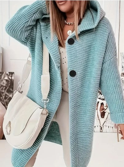 Martina | Comfortable hooded cardigan