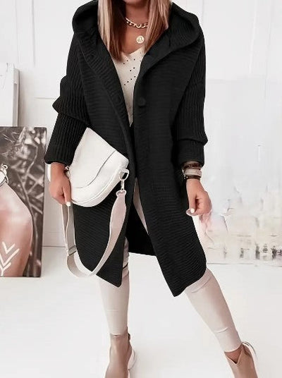 Martina | Comfortable hooded cardigan