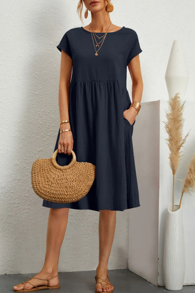 Meli | Casual Short Sleeves Dress