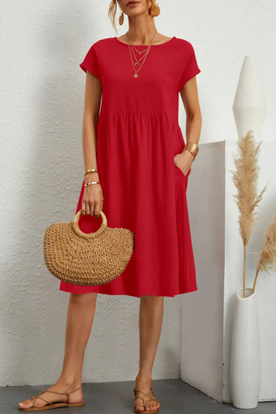 Meli | Casual Short Sleeves Dress