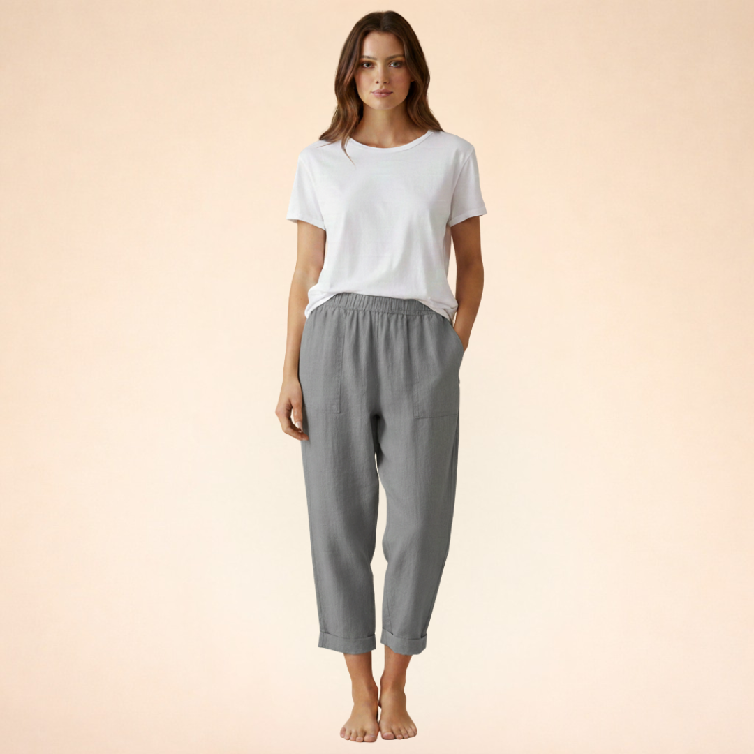 Mira | Ultra-soft trousers with side pockets 4
