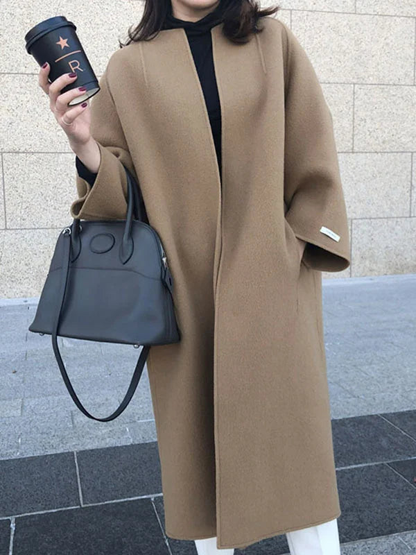 Nadine | Elegant long wool coat