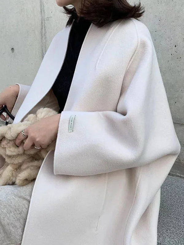 Nadine | Elegant long wool coat