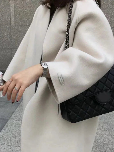 Nadine | Elegant long wool coat