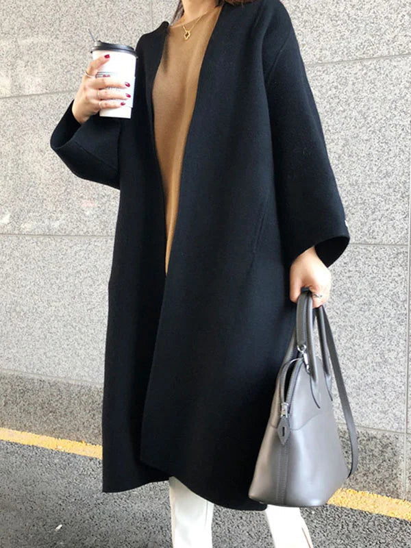 Nadine | Elegant long wool coat