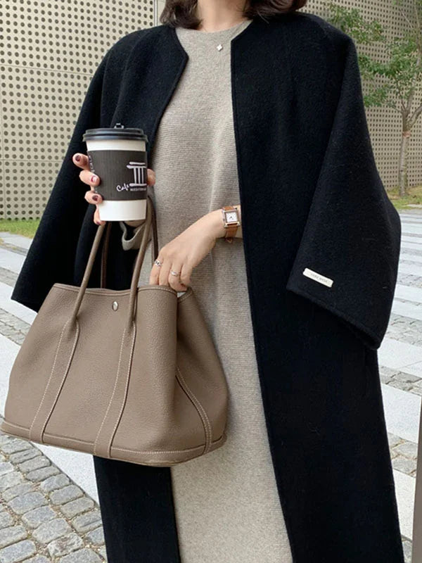 Nadine | Elegant long wool coat