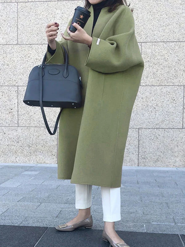 Nadine | Elegant long wool coat