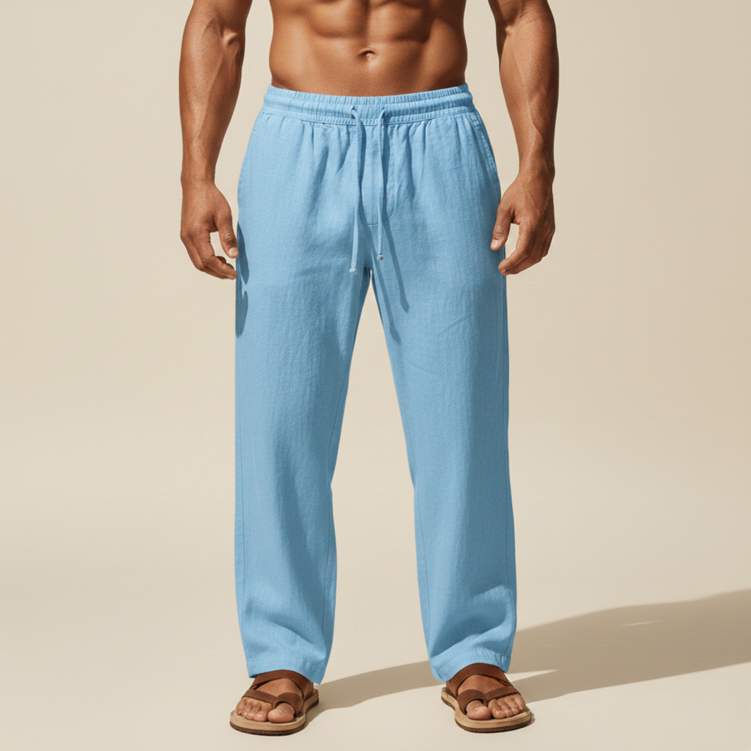 Nolan | Men’s Linen Pants – Comfortable, Airy & Stylish for Summer 2