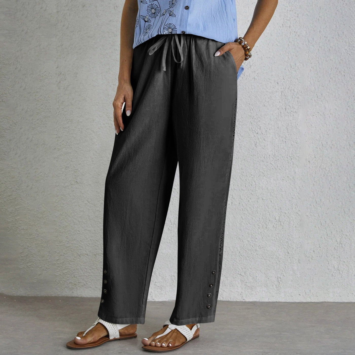 Layla | Relaxed Buttoned Pants