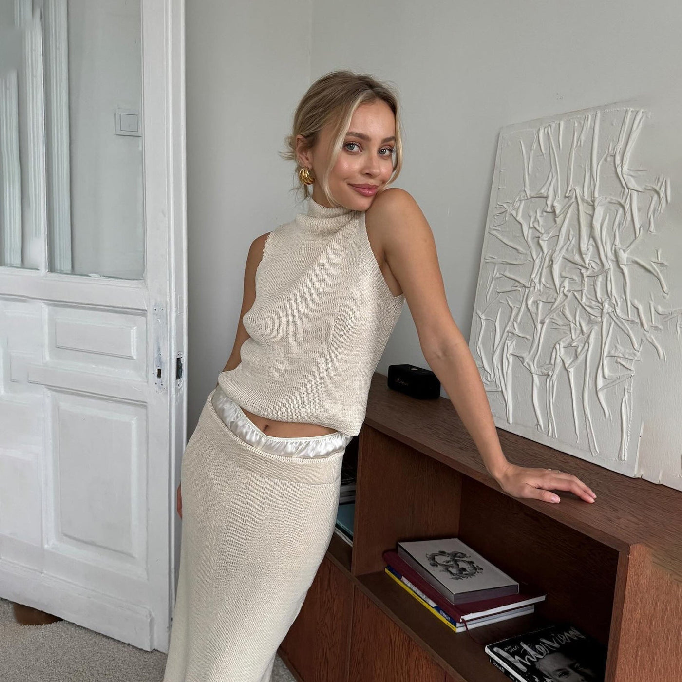 Amélie | Knitted Elegance  two-peice Set