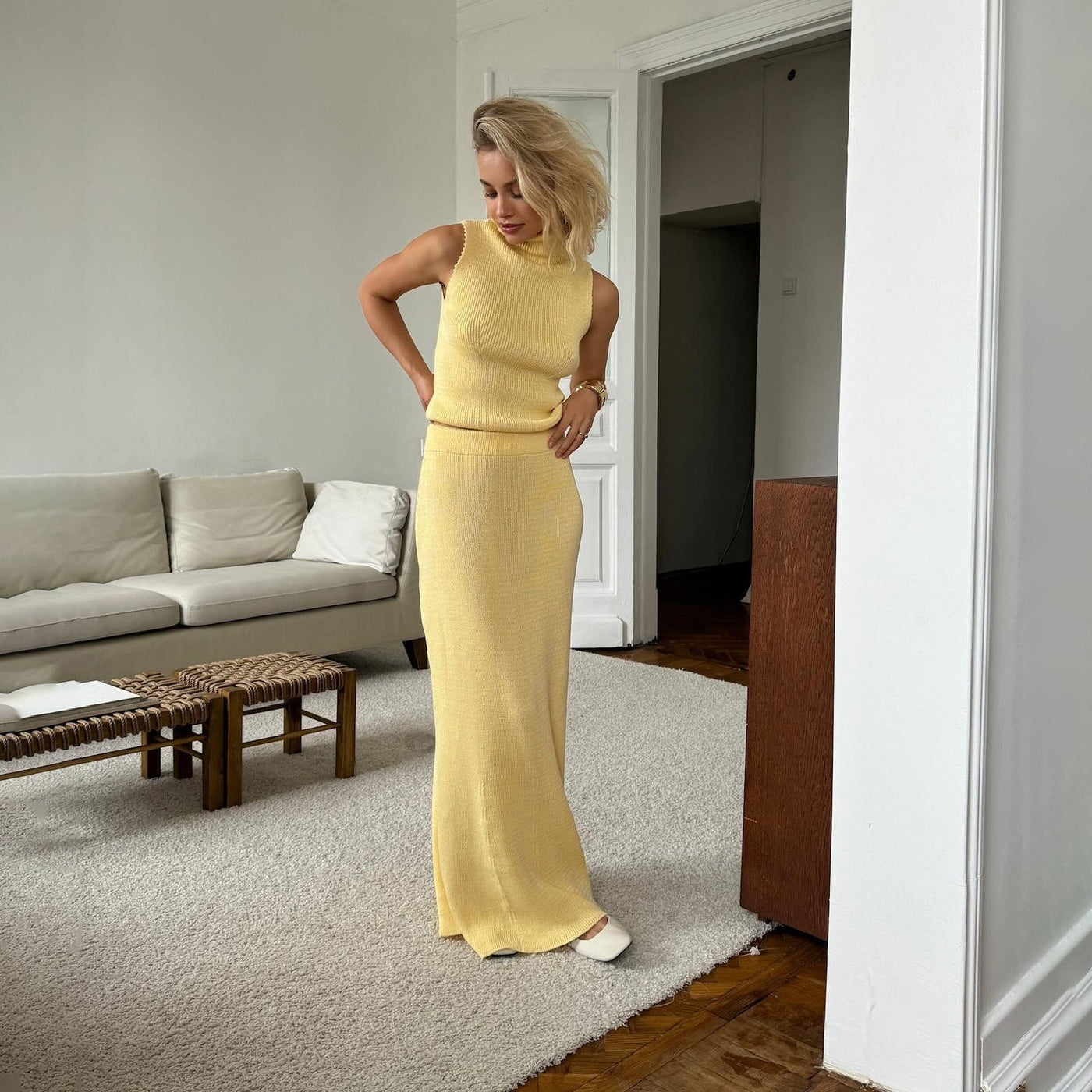 Amélie | Knitted Elegance  two-peice Set