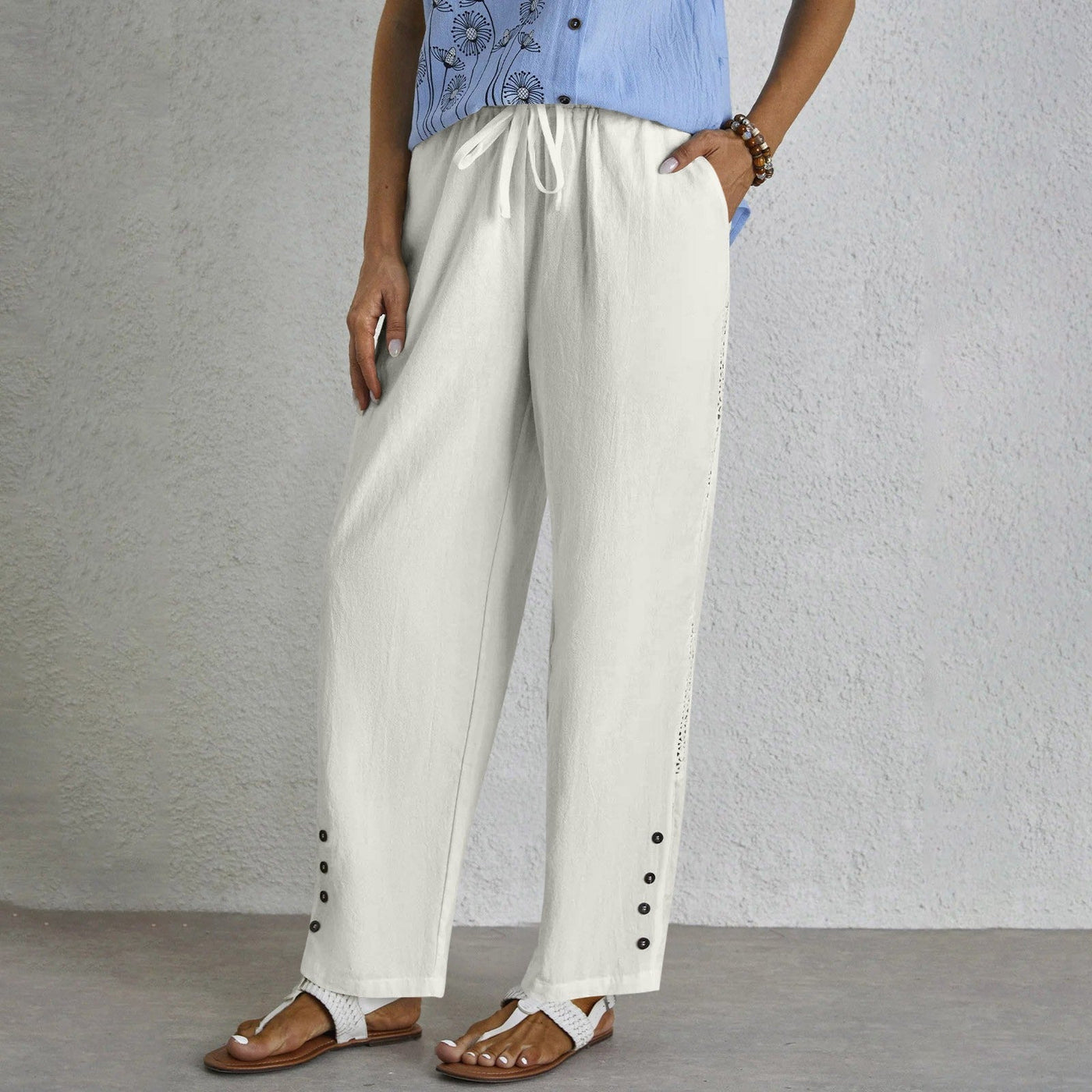 Layla | Relaxed Buttoned Pants