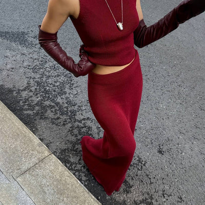 Amélie | Knitted Elegance  two-peice Set