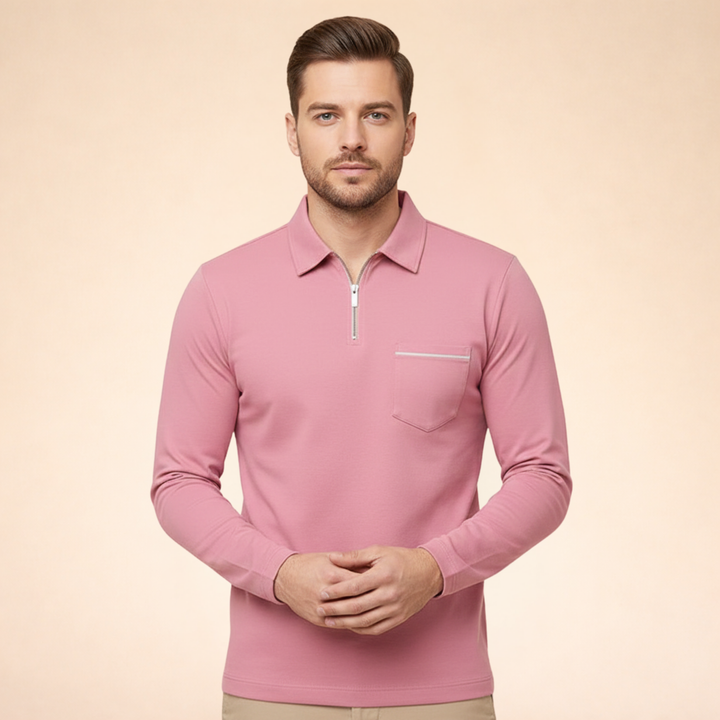 Parker | Long Sleeve Polo Shirt – Elegant, Breathable & Versatile 7