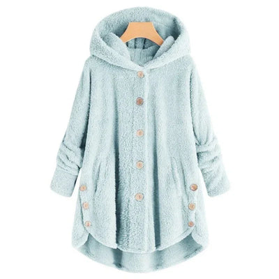 Petra | Fashionable fleece jacket with hood