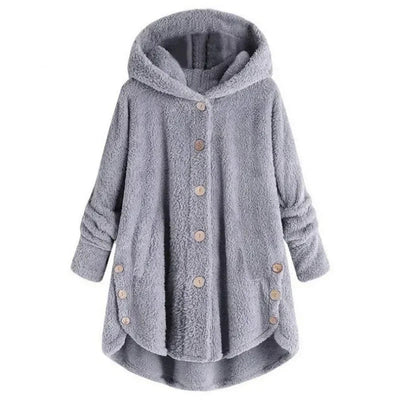 Petra | Fashionable fleece jacket with hood