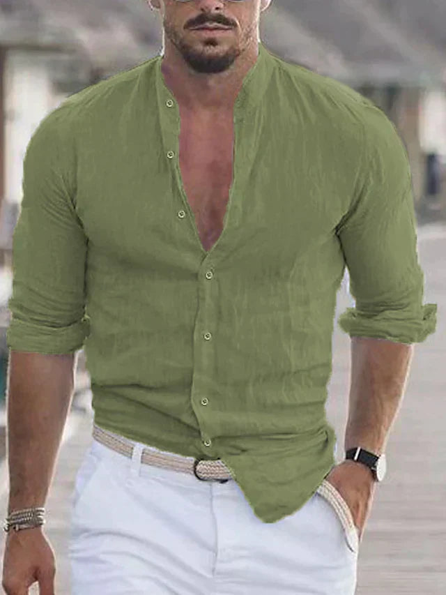 Reiner | Elegant and Modern design Linen Shirt