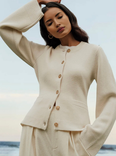 Sabine | Flared Sleeve Casual Cardigan