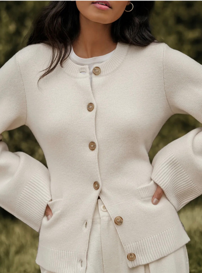 Sabine | Flared Sleeve Casual Cardigan