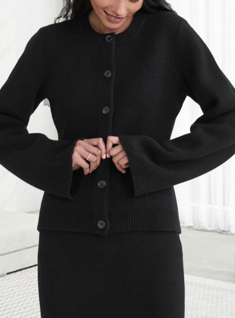 Sabine | Flared Sleeve Casual Cardigan