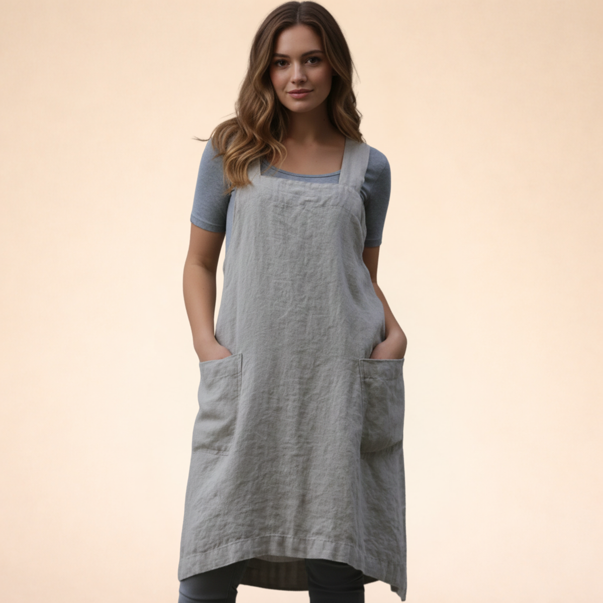 Sandra | Elegant, comfortable pinafore dress 0