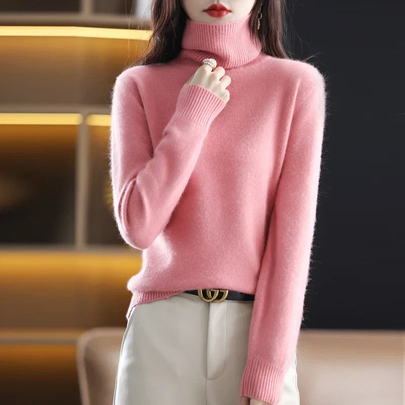 Emily | Cashmere turtleneck sweater