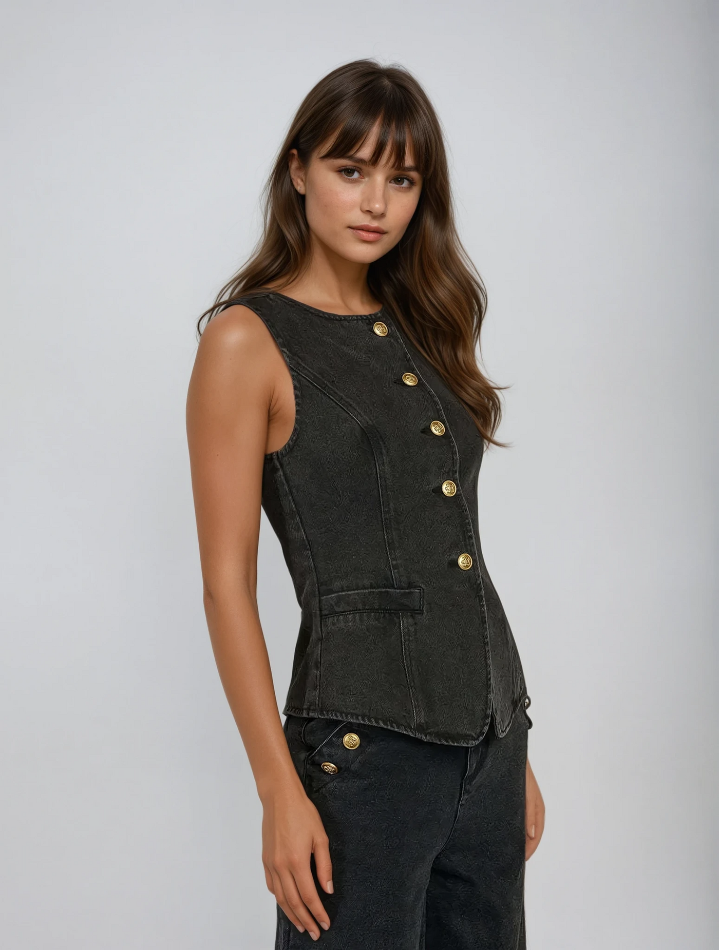 Sophia | Denim Elegance Set