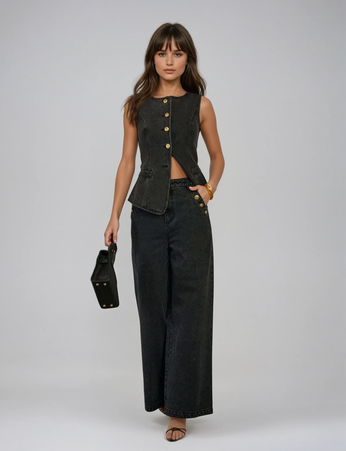 Sophia | Denim Elegance Set