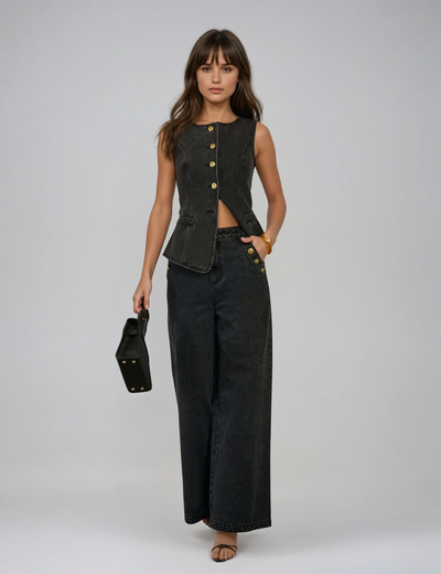 Sophia | Denim Elegance Set
