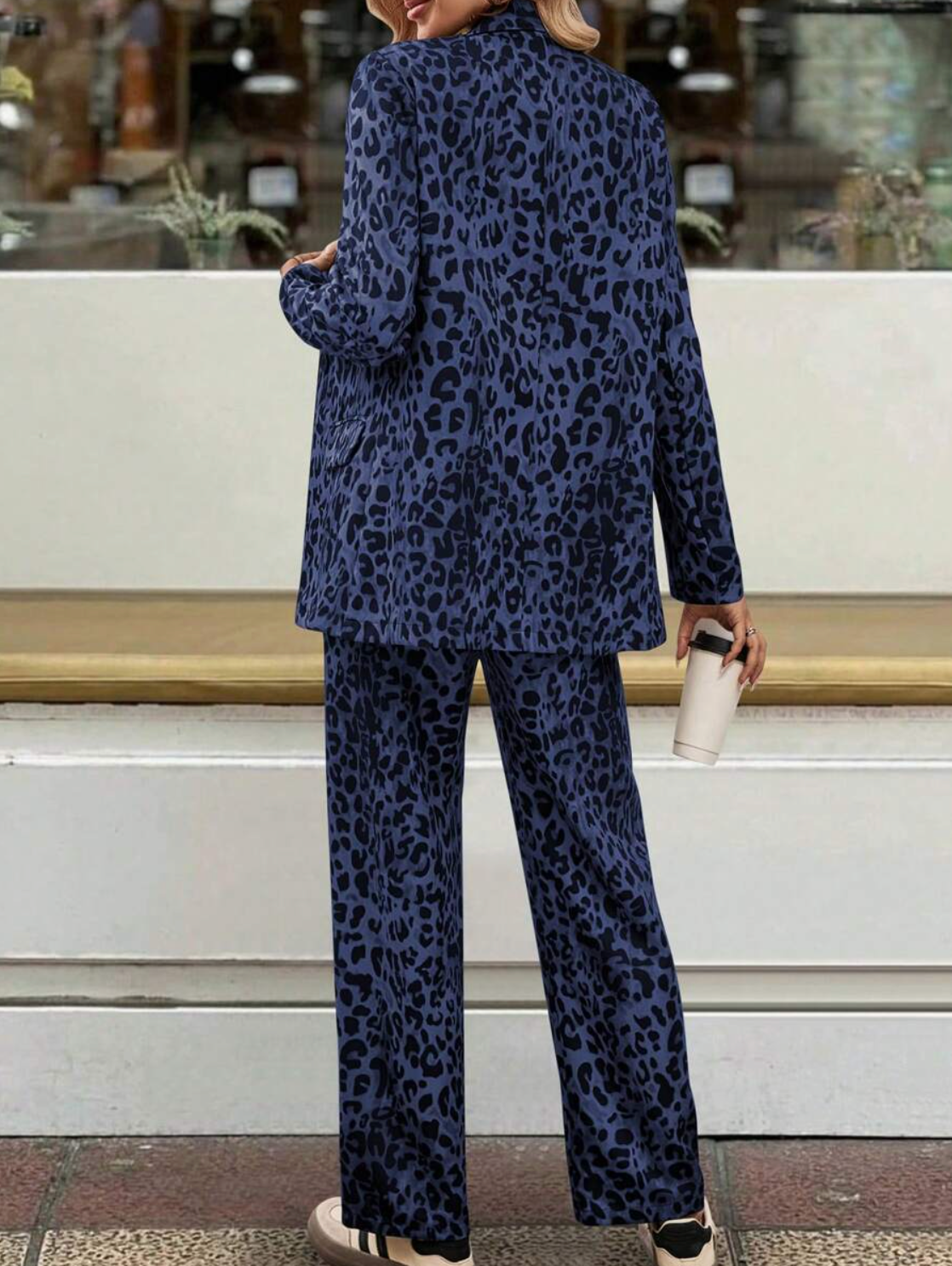 Tina | Elegant leopard print set