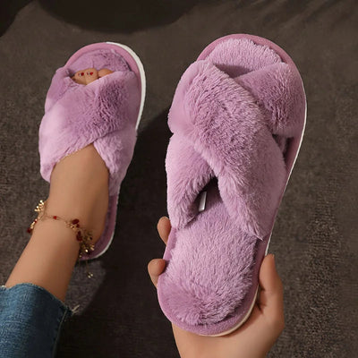 Silvia | Comfortable and Breathable Cross design slippers