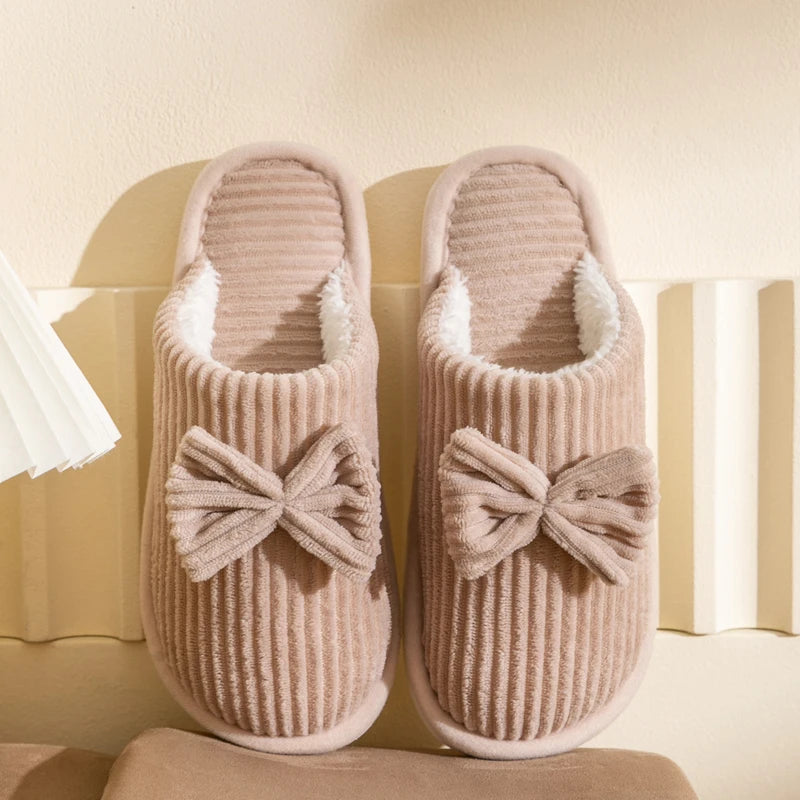 Susanna | Elegant bow and anti slip sole Slippers